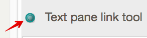 Text pane link parking space Text pane link parking space