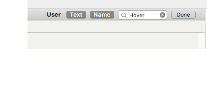 Find toolbar (view pane) Find toolbar (view pane)