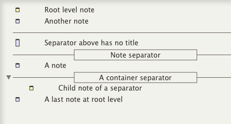 Separators Separators