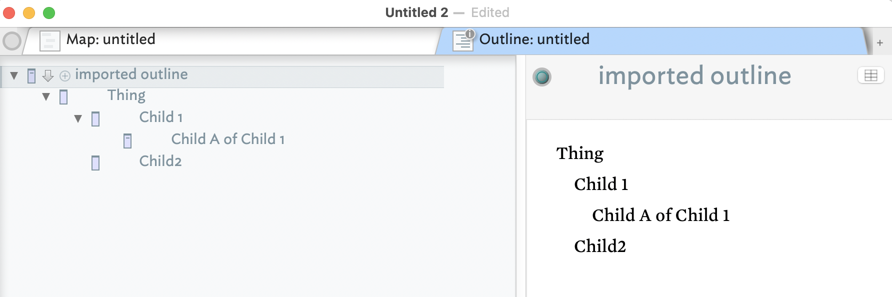 Pasting tab-indented outlines into a view Pasting tab-indented outlines into a view