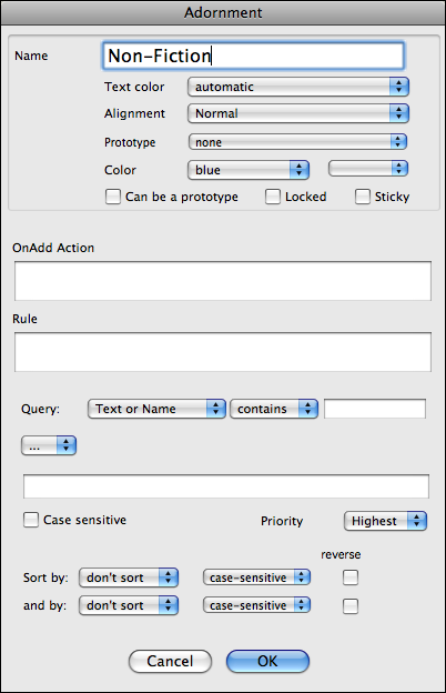 Rename Adornment dialog Rename Adornment dialog