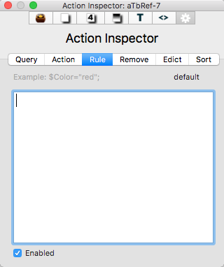 Action Inspector