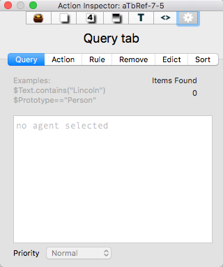 Query tab Query tab