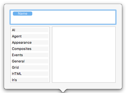 Attribute Browser column pop-up Attribute Browser column pop-up