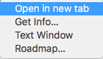 View pane - Attribute Browser (note selected): pop-up menu View pane - Attribute Browser (note selected): pop-up menu