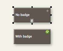 Badges on icons Badges on icons
