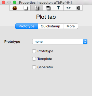 Prototype tab Prototype tab