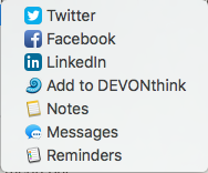 Share sub-menu Share sub-menu