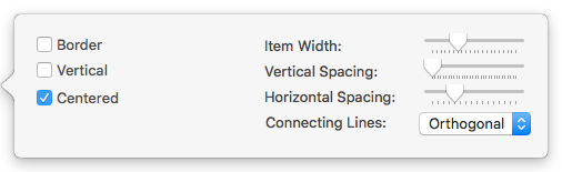 Chart Settings pop-over Chart Settings pop-over