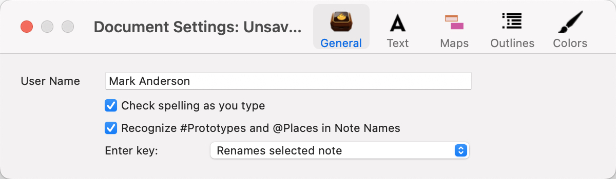 Recognize #Prototypes and @Places in Note Names Recognize #Prototypes and @Places in Note Names