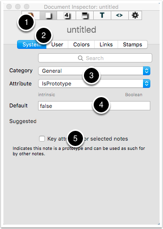 Document System Attribute Defaults