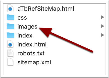 Output as seen in Finder