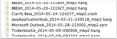 Locating the Finder folder for hang logs - 3