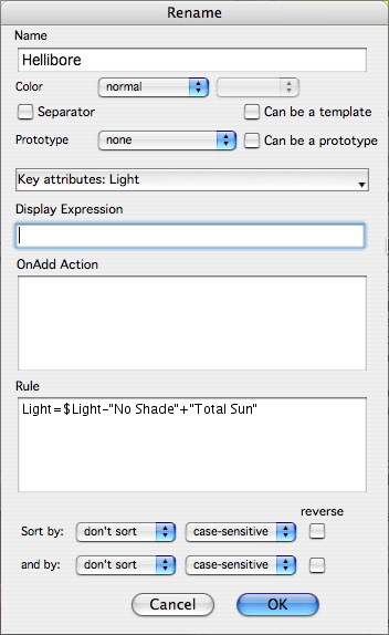 Rename Note dialog Rename Note dialog